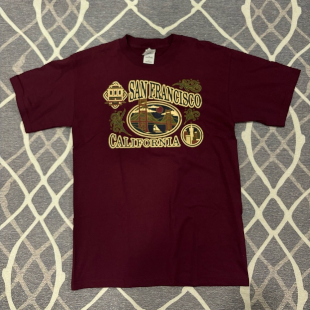 San Francisco Graphic Maroon T-Shirt